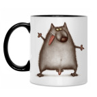 Кружка двухцветная