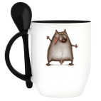 Кружка с ложкой