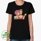 Женская футболка органик