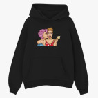 Толстовка худи оверсайз