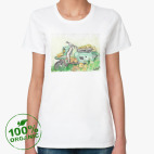 Женская футболка органик