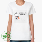 Женская футболка органик