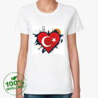 Женская футболка органик