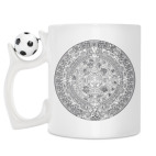 Кружка с футбольным мячиком