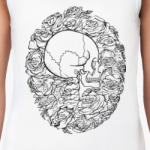 Череп и розы