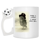 Кружка с футбольным мячиком