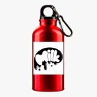 Металлическая бутылка 400 мл UV-DTF