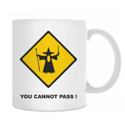 Кружка с принтом You cannot pass!