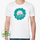 Мужская футболка органик