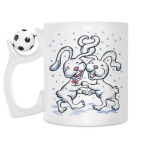 Кружка с футбольным мячиком