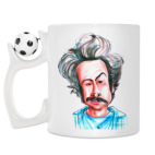 Кружка с футбольным мячиком