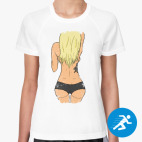 Женская спортивная футболка