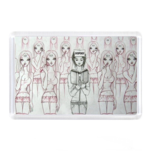 Магнит Девушка-исключение