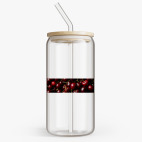 Банка с бамбуковой крышкой