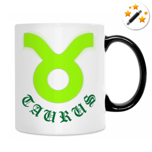 Кружка-хамелеон Знак Зодиака Телец