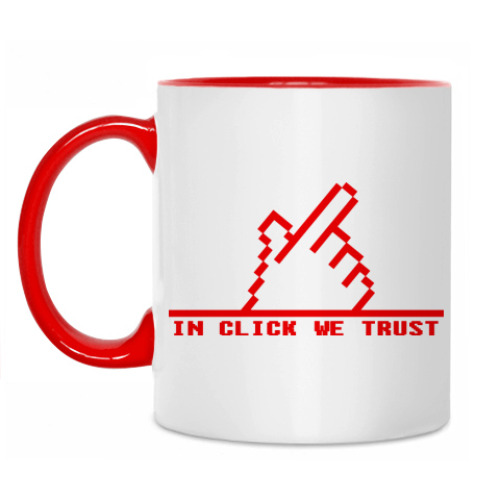 Кружка 'In Click We Trust'