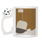 Кружка с футбольным мячиком