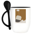 Кружка с ложкой