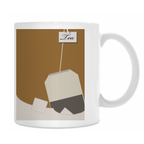 Кружка с принтом Кружка с чаем