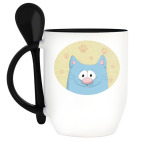 Кружка с ложкой