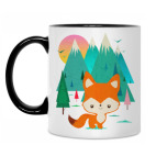 Кружка двухцветная