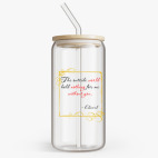 Банка с бамбуковой крышкой