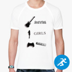 Мужская спортивная футболка