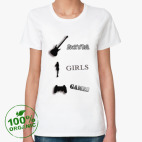 Женская футболка органик