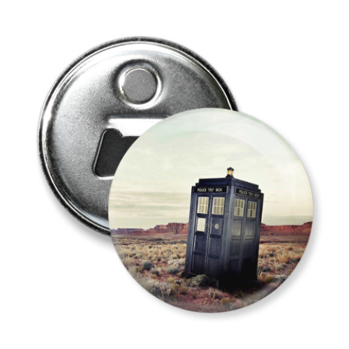 Магнит-открывашка TARDIS In The Desert