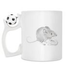 Кружка с футбольным мячиком