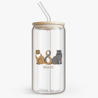 Банка с бамбуковой крышкой