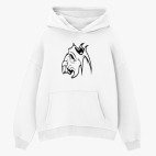 Толстовка худи оверсайз