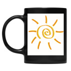 Кружка цветная UV-DTF