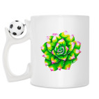 Кружка с футбольным мячиком