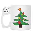 Кружка с футбольным мячиком