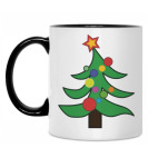 Кружка двухцветная