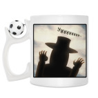 Кружка с футбольным мячиком