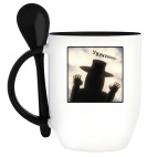 Кружка с ложкой