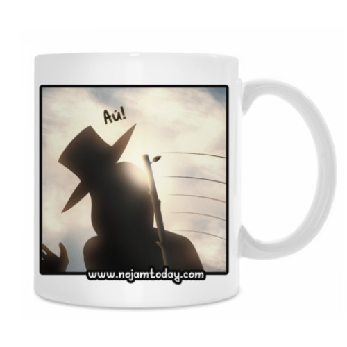 Кружка с принтом Привидение