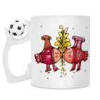 Кружка с футбольным мячиком