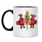 Кружка двухцветная