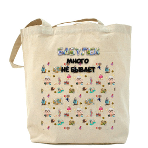 Сумка шоппер с принтом Бешеные бабки