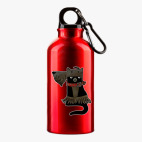 Металлическая бутылка 400 мл UV-DTF