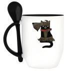 Кружка с ложкой