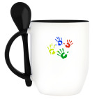 Кружка с ложкой