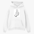 Толстовка худи оверсайз