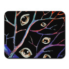 Глаза, вены, ветки, арт, картина, необычный принт