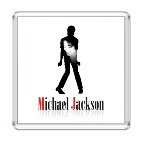 Магнит с принтом  Джексон