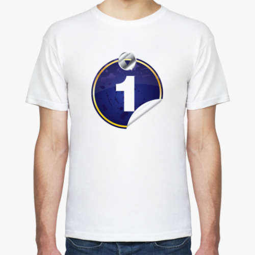 Футболка с принтом number