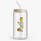 Банка с бамбуковой крышкой